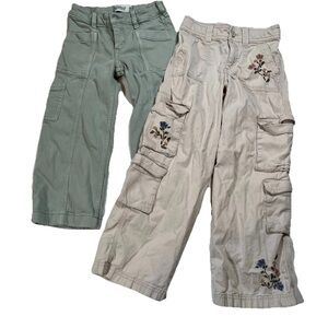 Abercrombie Kids Cargo Pants Bundle Of 2 Size 5/6 Long Short‎